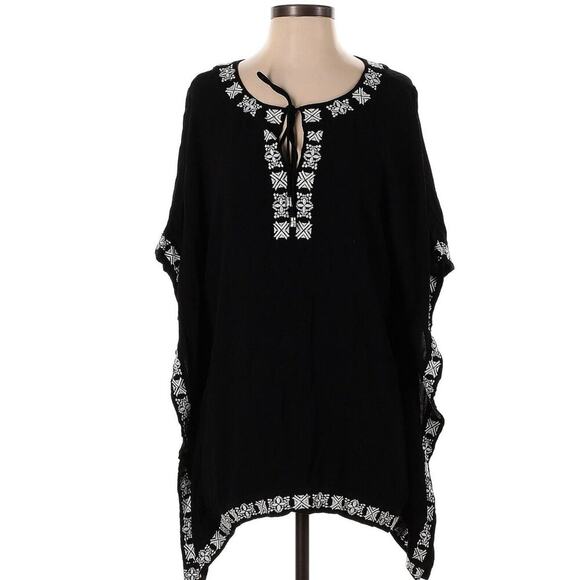Vince Camuto Kaftan Black Size 1x - Picture 1 of 6